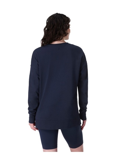 Sweaty Betty Sweaty Betty After Class Longline Sweatshir Kadın Mavi Sweatshirt 1085 Lacivert