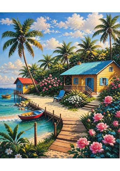 5d Elmas Boncuk Taş Işleme Mozaik Goblen Kit 40x50cm Gc88712 Diamond Painting Boncuk Puzzle Elmas Boyama