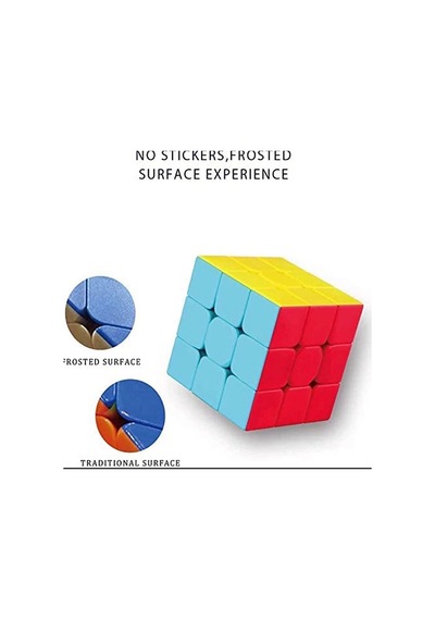 1 Adet Magic Cube Yapışmaz Zeka Küpü Rubik Küp 5.5 X 5.5 Cm