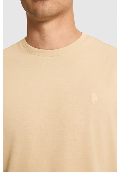 U.s. Polo Assn. Erkek Bej Tişört Basic 50326953-vr011