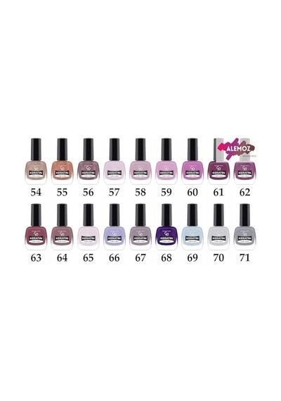 Keratin Nail Color No: 45 - Keratin İçerikli Güçlendirici Parlak Oje