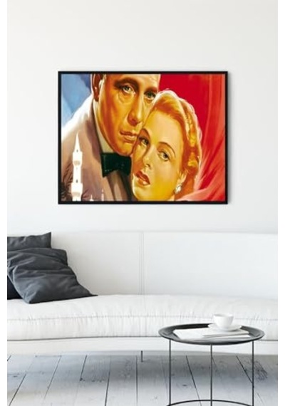 Pster10447 Casablanca-kazablanka Film Afişi Çerçeveli Tablo 7 50x70cm