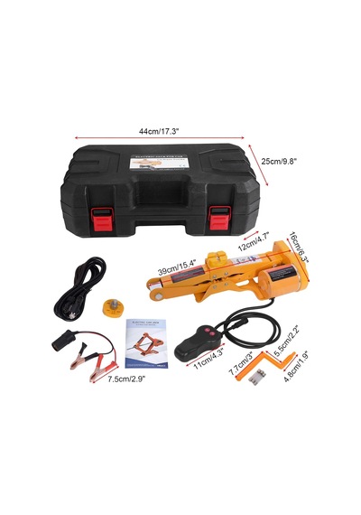 İbtaş 12 Volt 2 Ton Dc Çakmak Girişli Oto Araba Araç Yük Kaldırma Krikosu Car Electric Hydraulic Jack