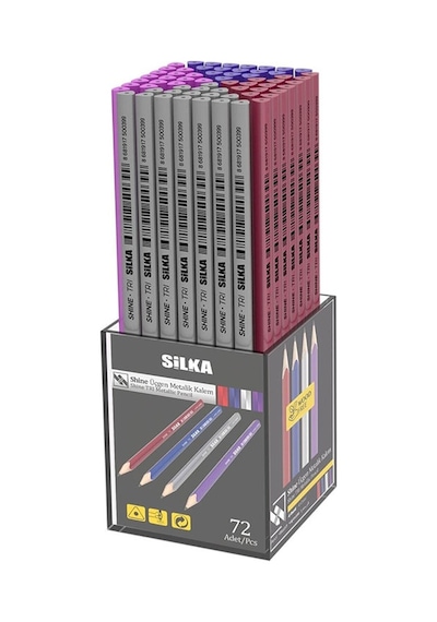 Silka Shine Kurşun Kalem 72'Li Paket