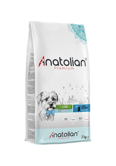 Anatolian Premium Mini Puppy Kuzu Etli Küçük Irk Yavru Köpek Maması 2 KG