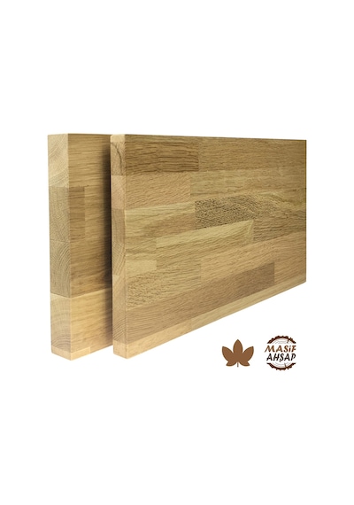 Meşe Ahşap Plaka - 1. Sınıf Masif Panel