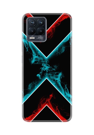 Realme 8 8 Pro Kılıf Silikon Desen Özel Seri Smoke 1728