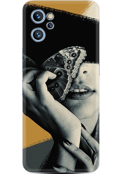 Reeder S19 Max Pro Kılıf Resimli Desenli Silikon Platinium Series Butterfly Girl 1837