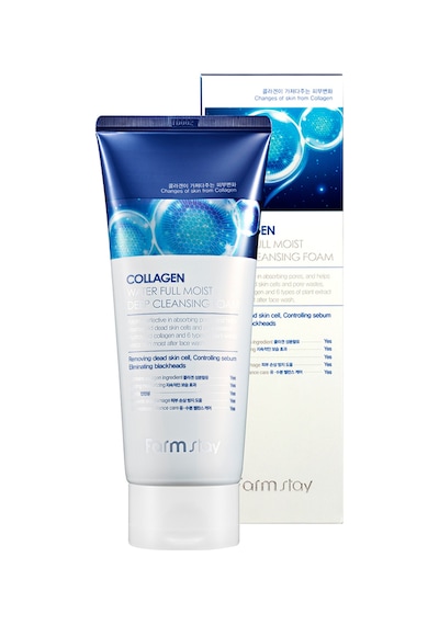 Farmstay Collagen Water Full Moıst Deep Cleansıng Foam 180ml