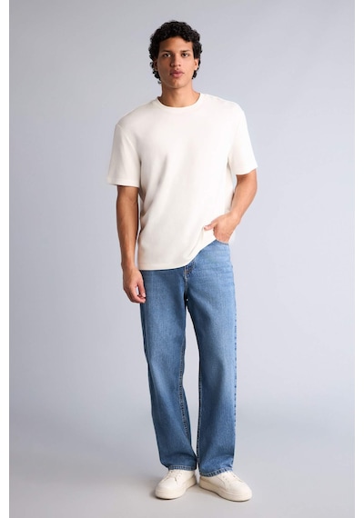 Defacto Baggy Fıt Jean Pantolon G8470ax26smnm28 Mavi-nm28
