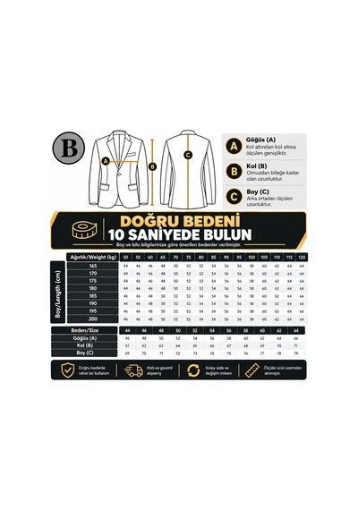 Bonesti Erkek Slim Fit Blazer Ceket Kahverengi Koyu Kahve