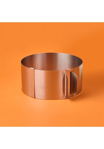 Excellentt Houseware Ayarlanabilir Kek Kalıbı - Inox - 30 Cm Renkli