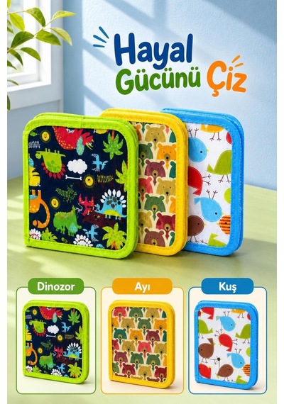 Kalem Ve Tutucu Detaylı Çizim Kitabı Kırmızı Kenarlı Siyah Yüzeyli
