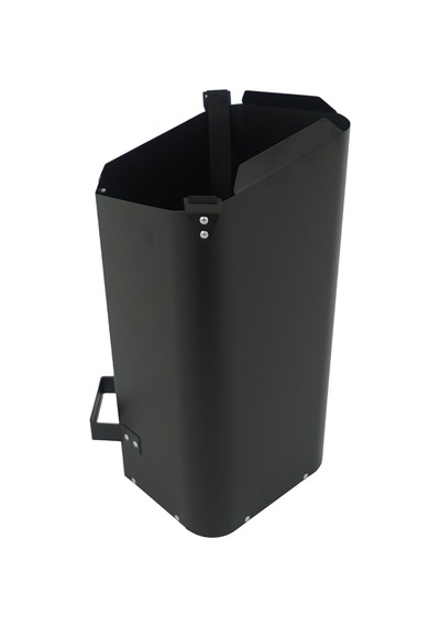 Pelet Kovası / 15 Lt-10 Kg / Mat Siyah Toz Boyalı / Babas Stove