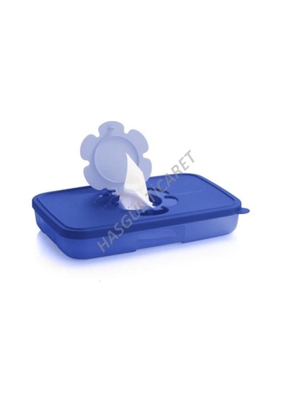 Tupperware Islak Mendil Kutusu 650 Ml Lacivert Ince Mendil Kutusu N1142010 Çok Renkli