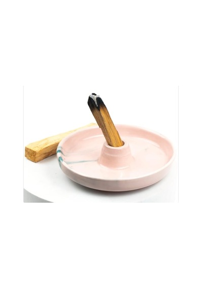 Ağaç Tütsülük - Pembe - Seramik