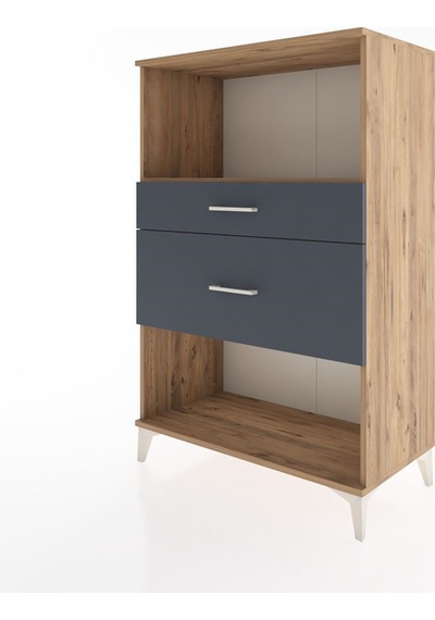 Hyperion Dolap Tek Raflı 2 Çekmeceli 88x44x134 Çam-antrasit Atlas Çam Hyperion Dolap Tek Raflı 2 Çekmeceli 88x44x134 Çam-antrasit Atlas Çam