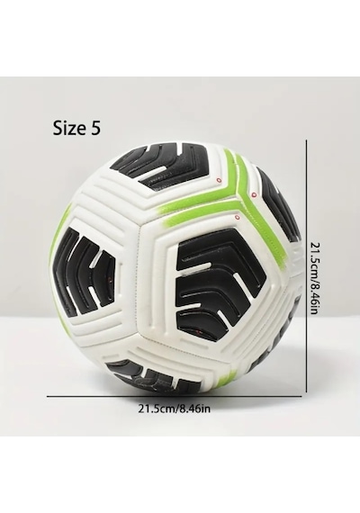 Nk Academy Team Tasarım Futbol Topu 4 Astarlı No:5 480 Gr + Pompa Hediyeli X511 Çok Renkli