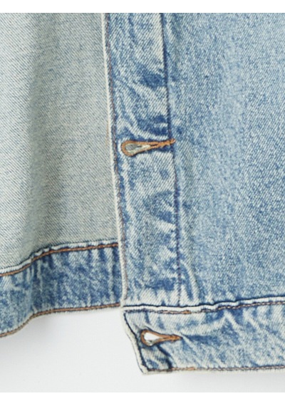 Lcw Jeans İndigo Loose Fit Erkek Jean Ceket