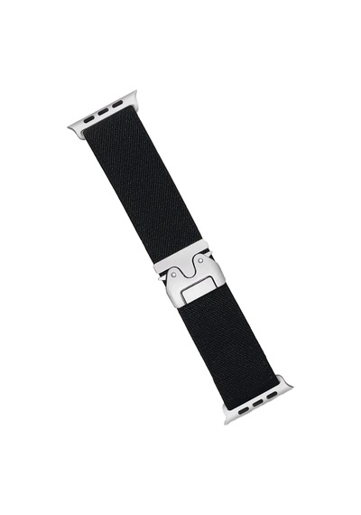 Apple Watch 42mm Uyumlu Forest Kumaş Kordon - Siyah