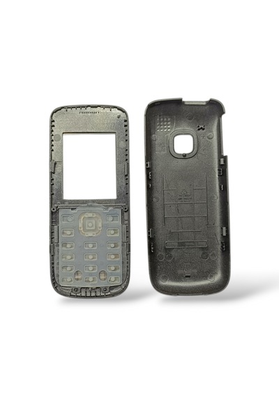 Nokia C1-01 Kapak Nokia C1-01 Uyumlu Gri Kapak Arka Kapak Tuş Tak
