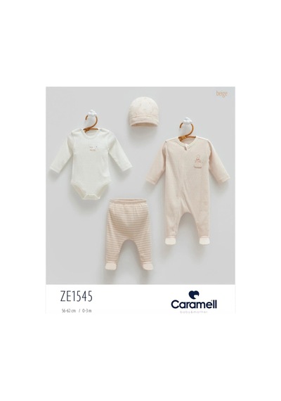 Caramell Hastane Çıkışı 4 Lü Kutulu Set 1545 Bej Bej