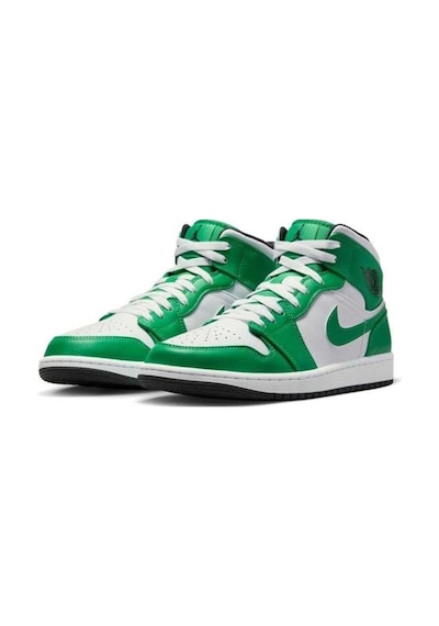 Nike Air Jordan 1 Mid Erkek Sneaker Ayakkabı Yeşil Yeşil