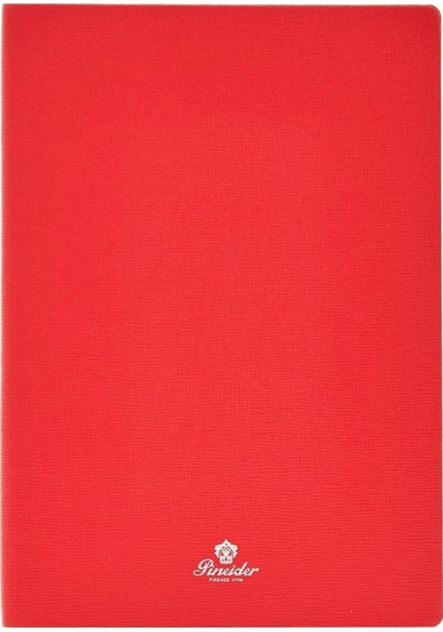 Pineider Defter Milano 14.5x21 Cm Fu Silver Cnr1s099107601 Kırmızı