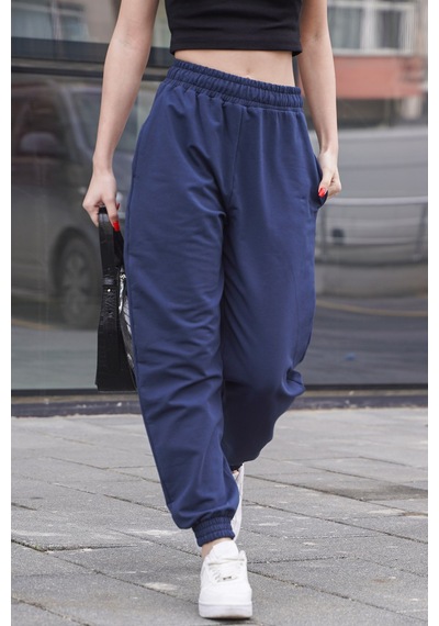 Madmext Lacivert Comfort Fit Basic Eşofman Altı Mg1635-lacivert Lacivert