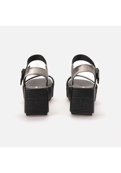 Calvin Klein Dolgu Topuklu Kadın Sandalet Yw0yw01366 Siyah