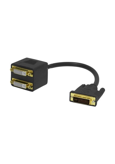 Powermaster Pm-25997 24+1 Dvı Erkek To 2x 24+5 Dvı Dişi Çoklayıcı Kablo 32cm