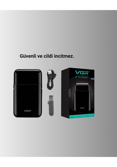 Usb Şarjlı Traş Makinesi Piston + Ağ Başlık, 600 Mah Batarya -