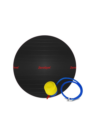 Zerogym Antiburst Pilates Topu Egzersiz Topu 65 CM / Siyah