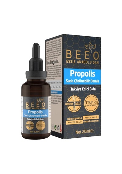 Beeo Suda Çözünür Propolis 20 Ml Doğal Arı Ürünü