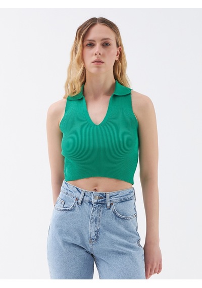 LOFT Long Crop Kadın Atlet Lf2031635 Q1.v1 Yeşil