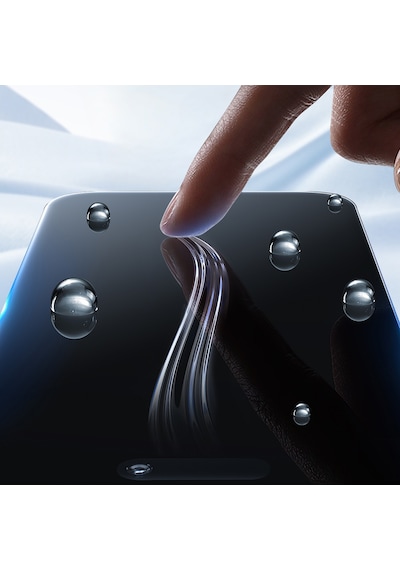 Apple Uyumlu   iPhone 17 Pro Raptic Air Glass 2.5d Privacy Hayalet Ekran Koruyucu 2 Adet Uygulama Aparatlı Siyah