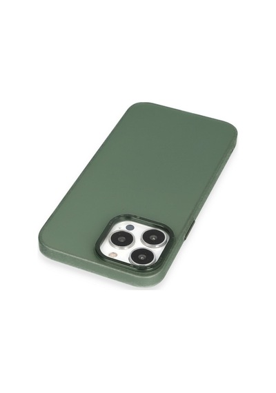 Apple iPhone Uyumlu 14 Pro Max Kılıf Modos Metal Kapak - Koyu Yeşil Bz8683140484965