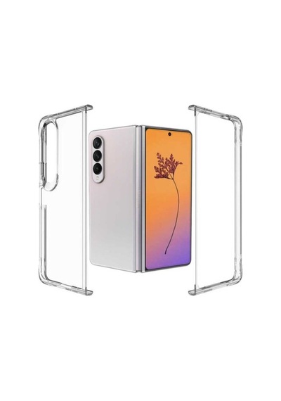 Samsung Uyumlu Galaxy Z Fold 4 Kılıf Zore Vonn Kapak Renksiz