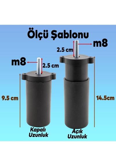 Gizli Mobilya Kanepe Sehpa Tv Ünitesi Koltuk Orta Destek Ayağı Ay