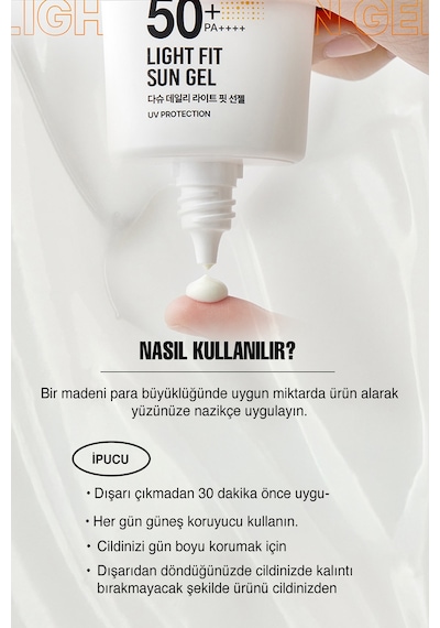 Dashu Daily Light Fit Sun Gel Spf 50+ Pa ++++
