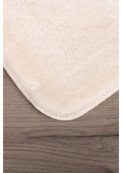 Relax Krem 80x150 + 50x80 Cm Büyük Ebat 2'li Banyo Halısı Paspası Krem