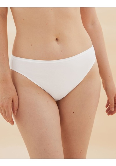 Marks & Spencer 5'li Dikişsiz High Leg Külot Seti T61004666 Beyaz