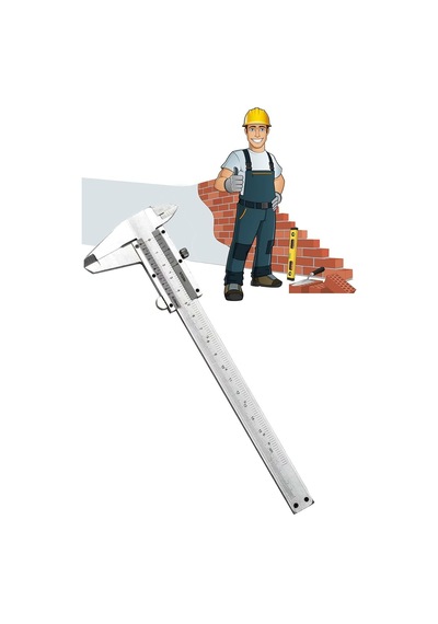 Meşem Kumpas Vernierli Profesyonel Mekanik Kumpas 150 Mm 1410