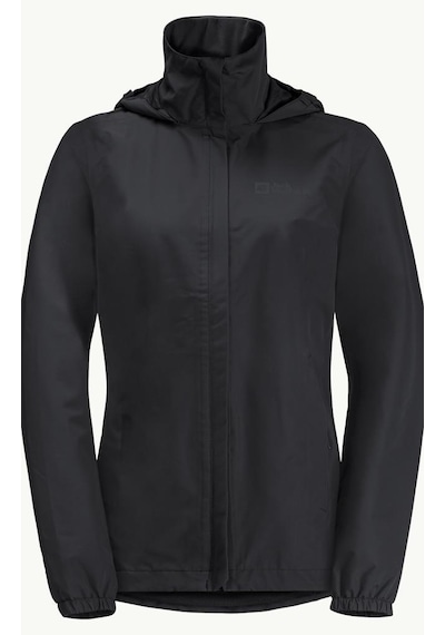 Jack Wolfskin 1111202 6000 Stormy Point 2l Jkt W Black Kadın Outdoor Ceket Siyah