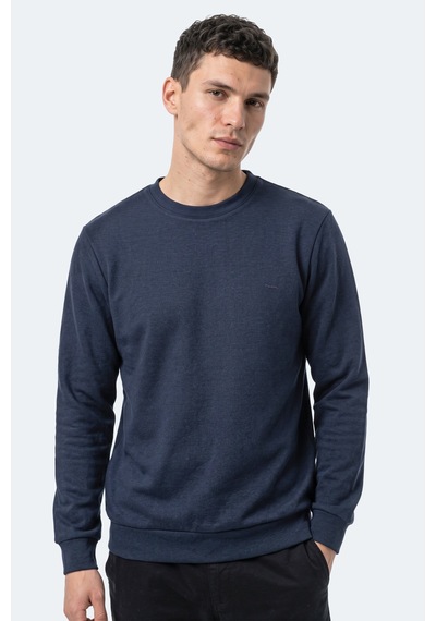 Slazenger Klahan I Erkek Lacivert Sweatshırt
