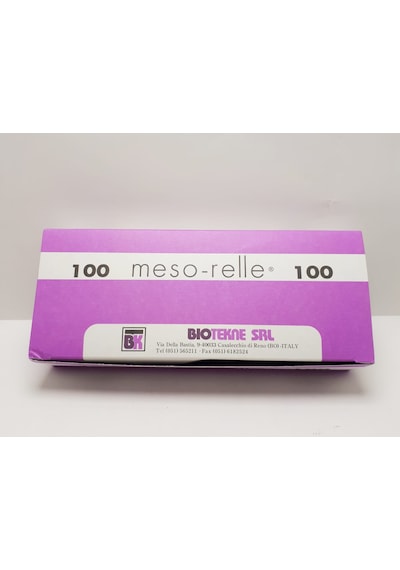 Meso-relle 30gx12mm Mezoterapi İğnesi 100 Adet