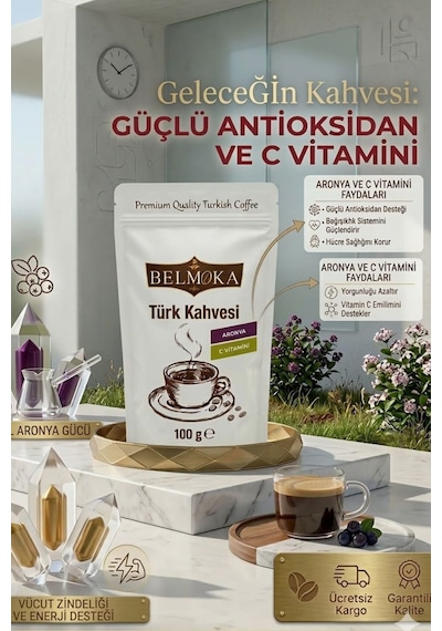 Aronya Ve C Vitamini Katkılı Türk Kahvesi 3'lü Avantaj Paketi 3 100 Gr Türk Kahvesi