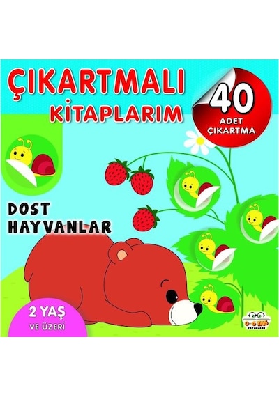 2 Yaş Ve Üzeri Çıkartmalı Kitaplarım Seti 6 Kitap