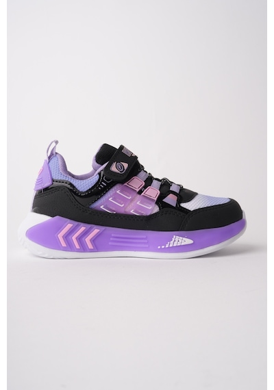 Muggo Zuzu Cırtlı Ve Bağcıklı Günlük Çocuk Sneaker Spor Ayakkabı Lila
