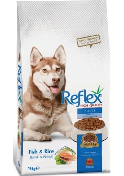 Reflex Dog Food Balıklı & Pirinçli Yetişkin Köpek Maması 15 KG